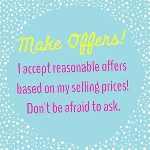 Reasonable offers welcome 😊😊