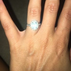 Aquamarine ring
