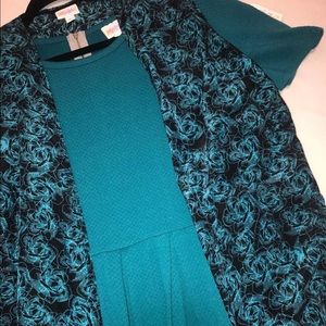 LulaRoe Large Joy Vest-Unicorn