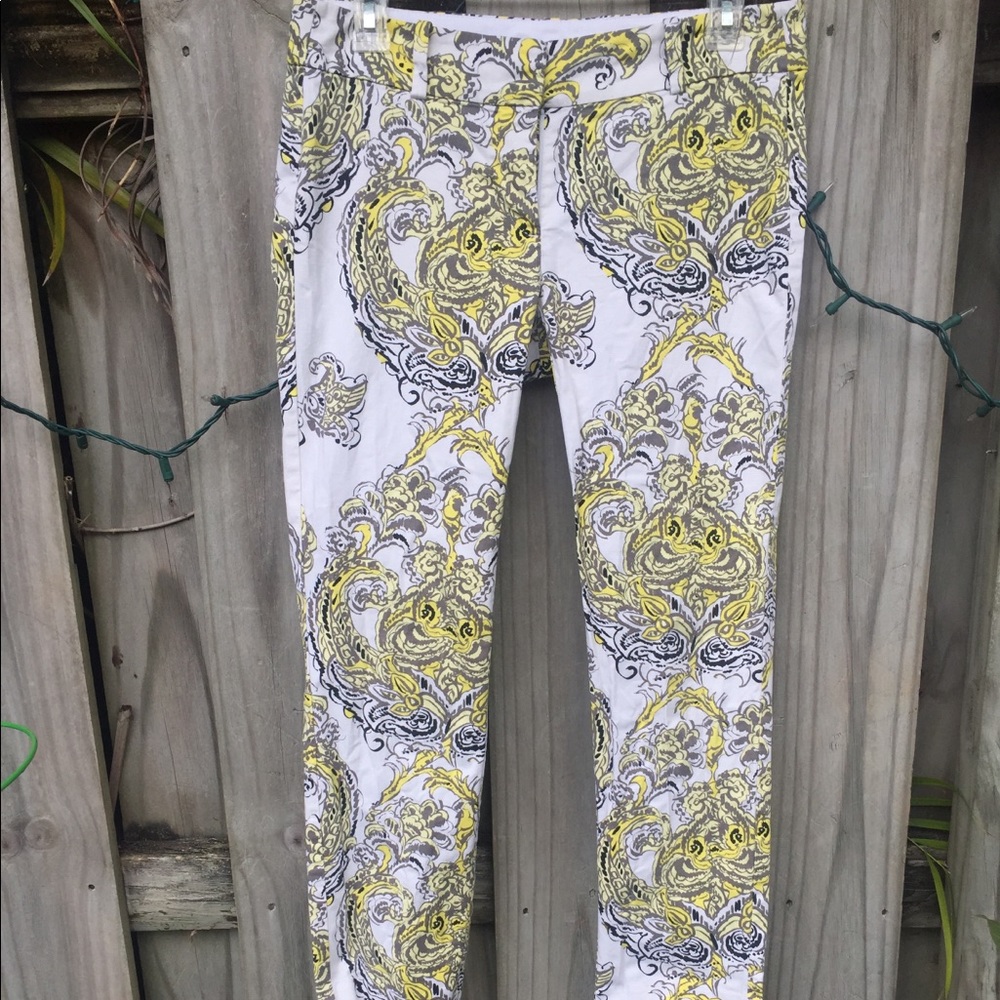 Ann Taylor. Patterned pants.