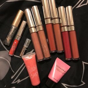 Colourpop lipsticks and lip gloss