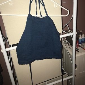 free people tie crop top