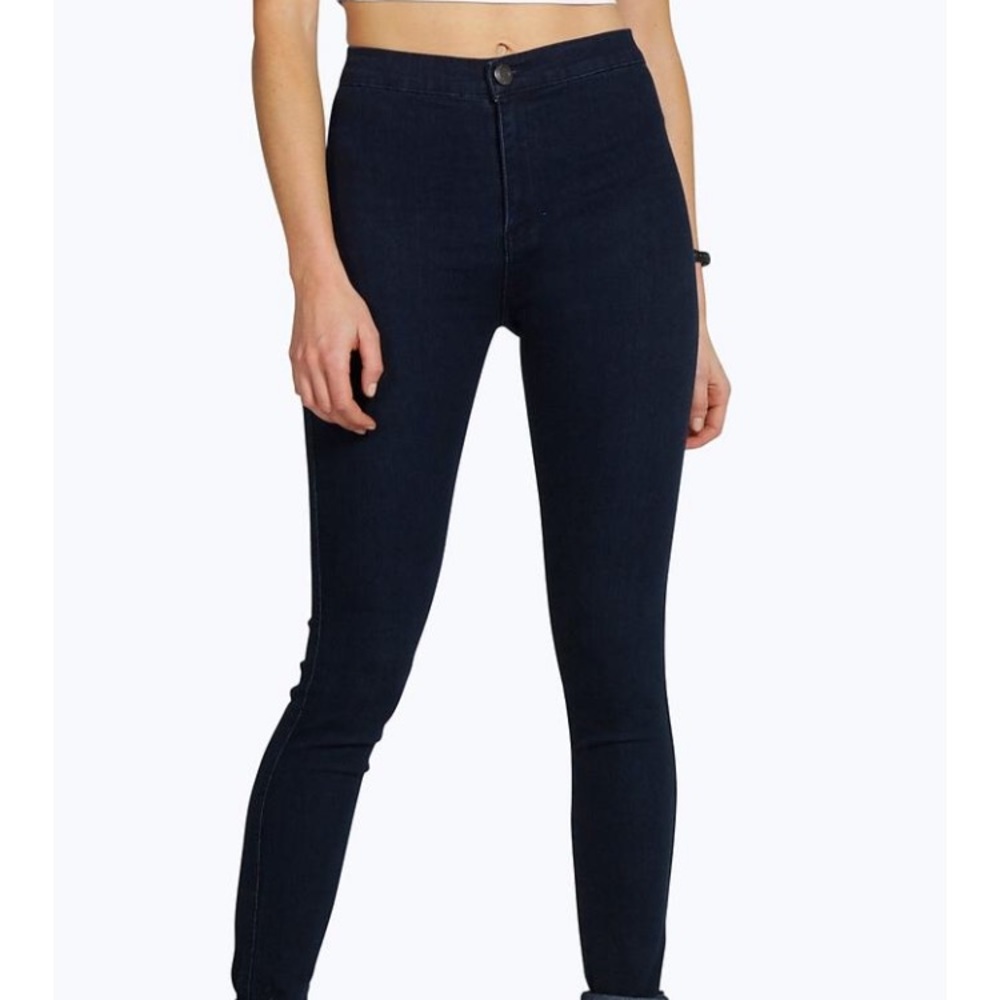 high waisted tube jean