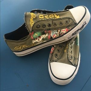 NWOT Ed hardy tennis shoes