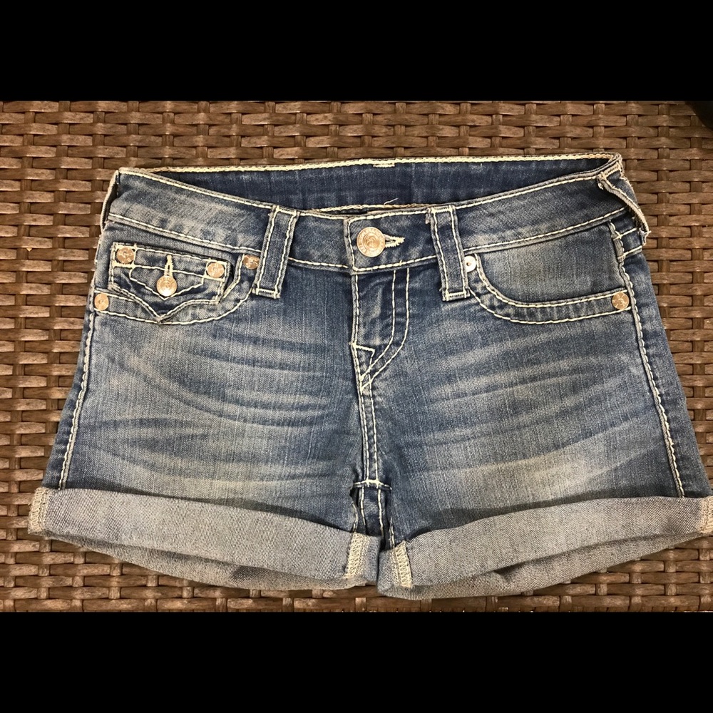 Like New! True Religion Jean Shorts