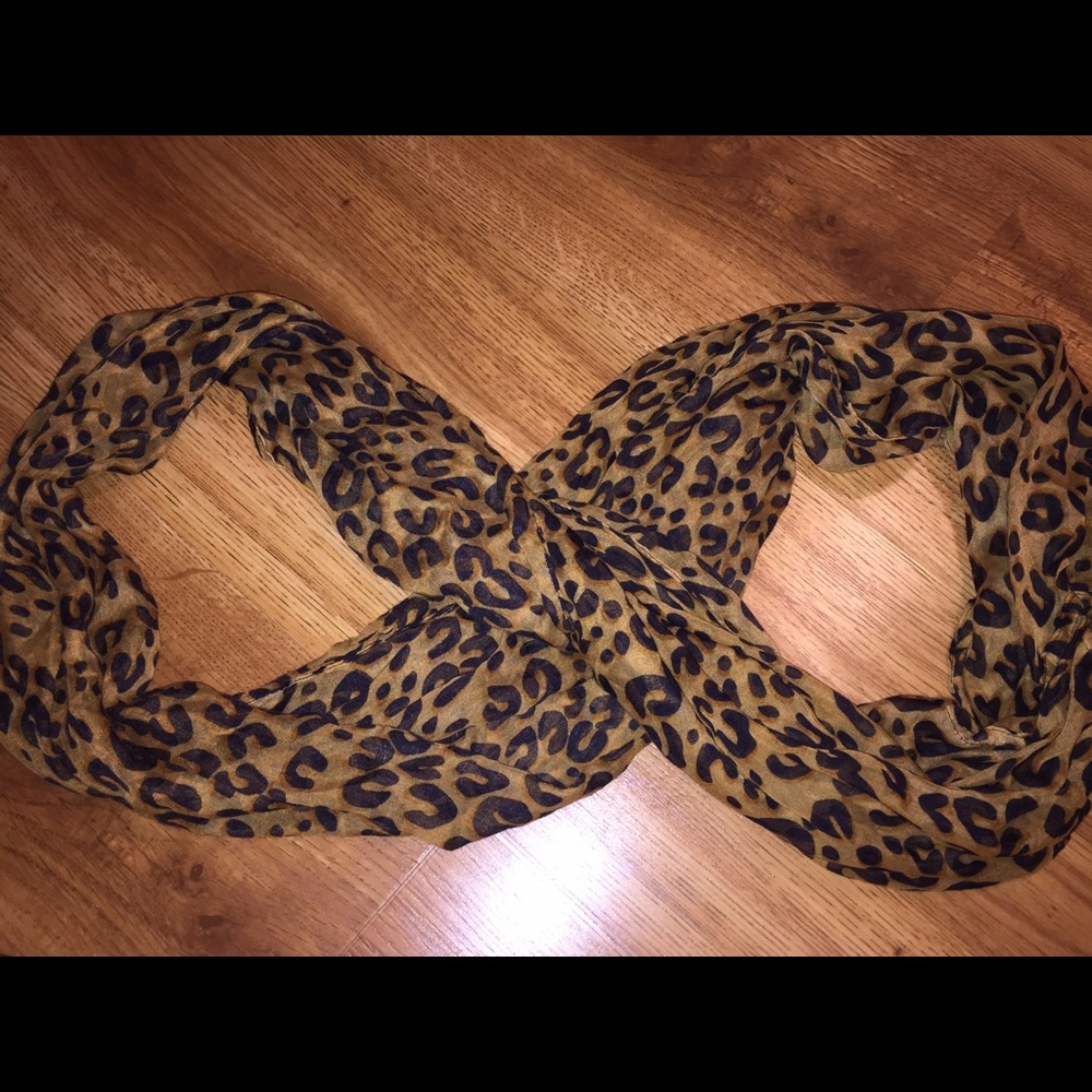 Leopard Print Infinity Scarf