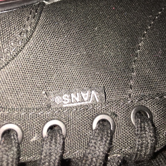 Black canvas vans - Picture 3 of 4