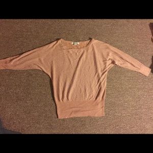 Sparkly pink/ peachy color top