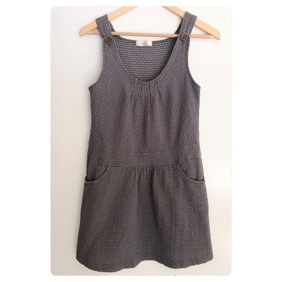 Tokyo Dresses & Skirts - Gray White Jumper Tokyo White Dots Soft Size Small