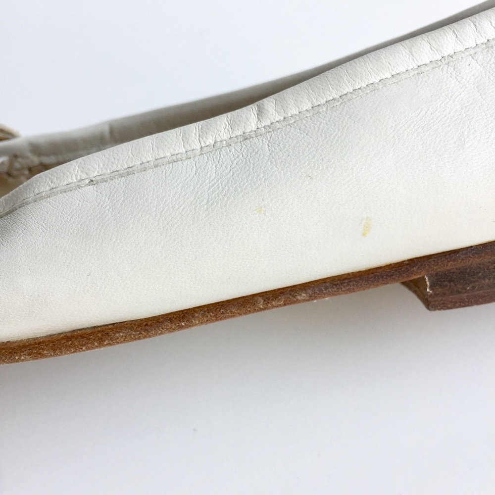Cole Haan White Leather Loafers - Picture 5 of 6