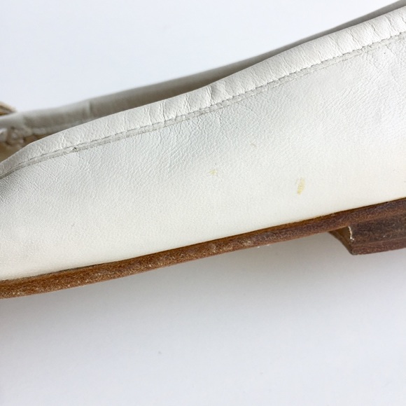 Cole Haan White Leather Loafers - Picture 5 of 6