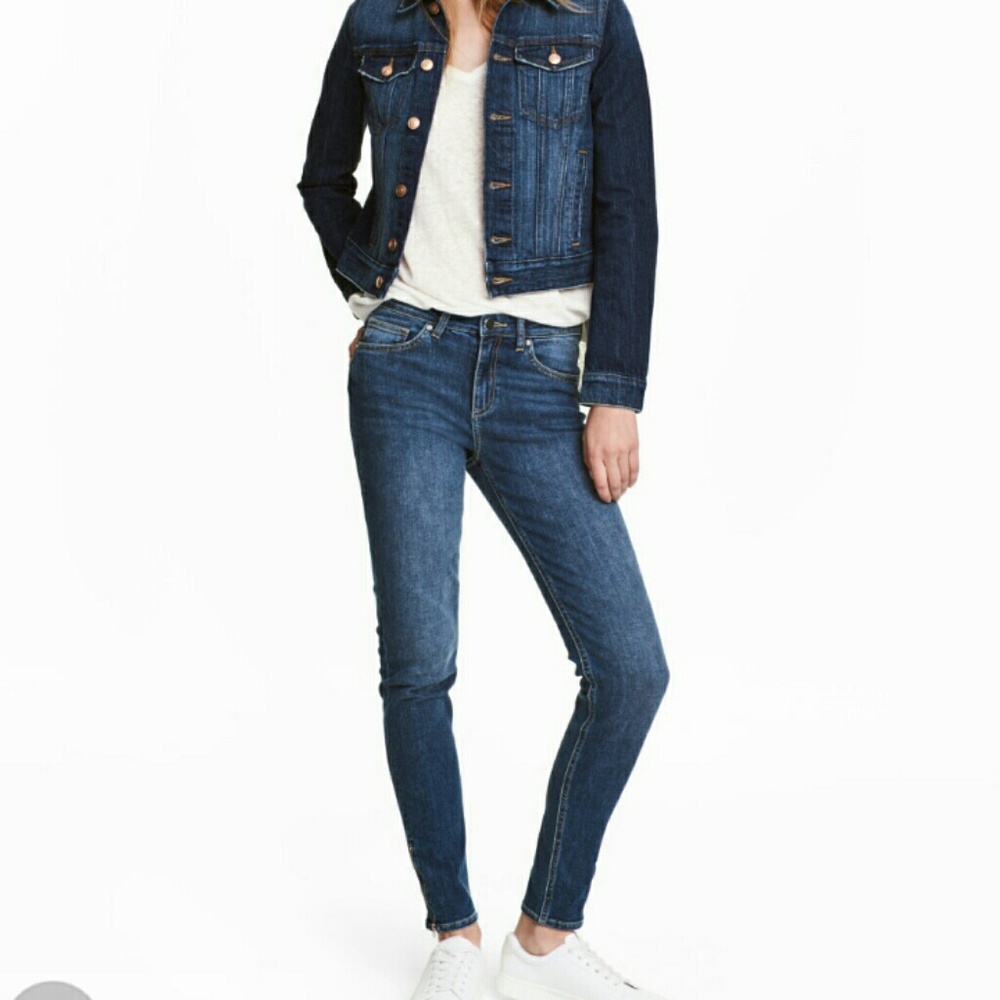 H&M low skinny jeans 30x32