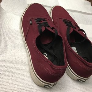 Maroon Vans