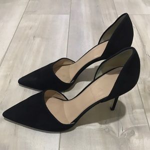 J. Crew Black Suede Pumps Size 7