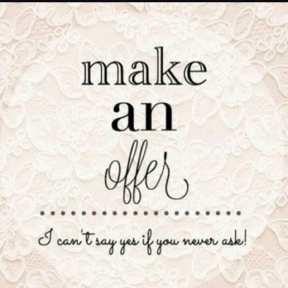 Accepting all reasonable offers!