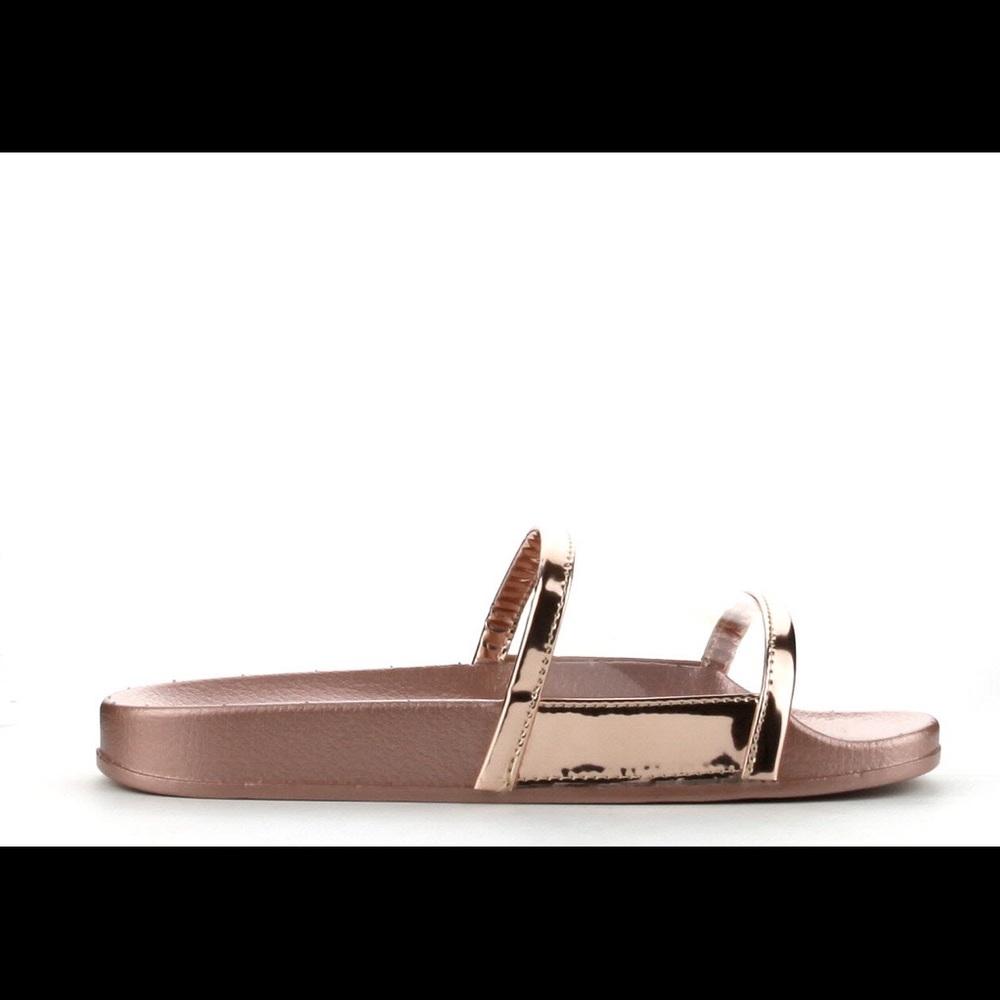 Clear Cut Rose Gold Slide