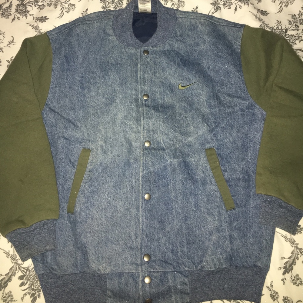 Vintage Nike Varsity Denim Jacket