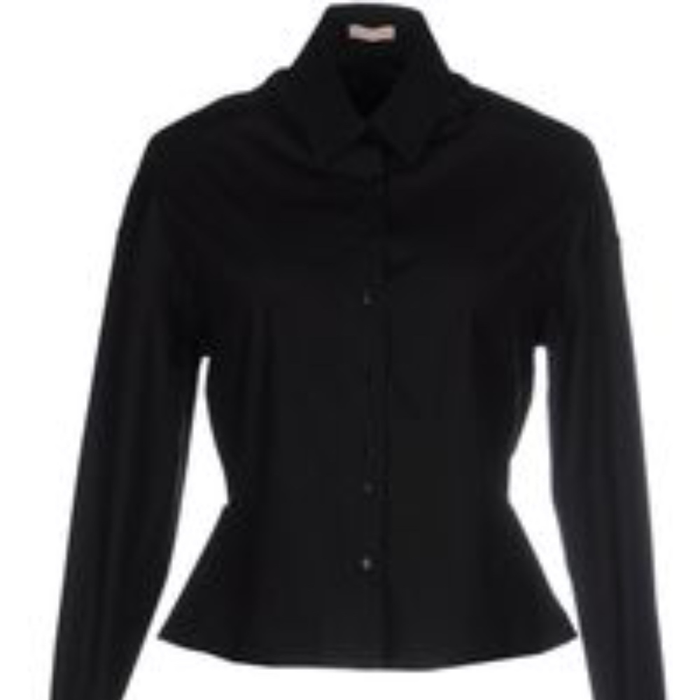 ALAIA Poplin Peplum Shirt