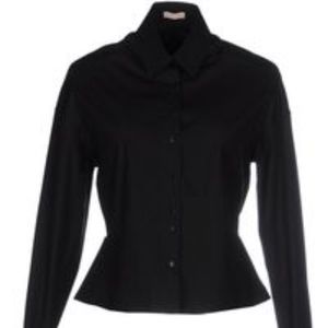 ALAIA Poplin Peplum Shirt