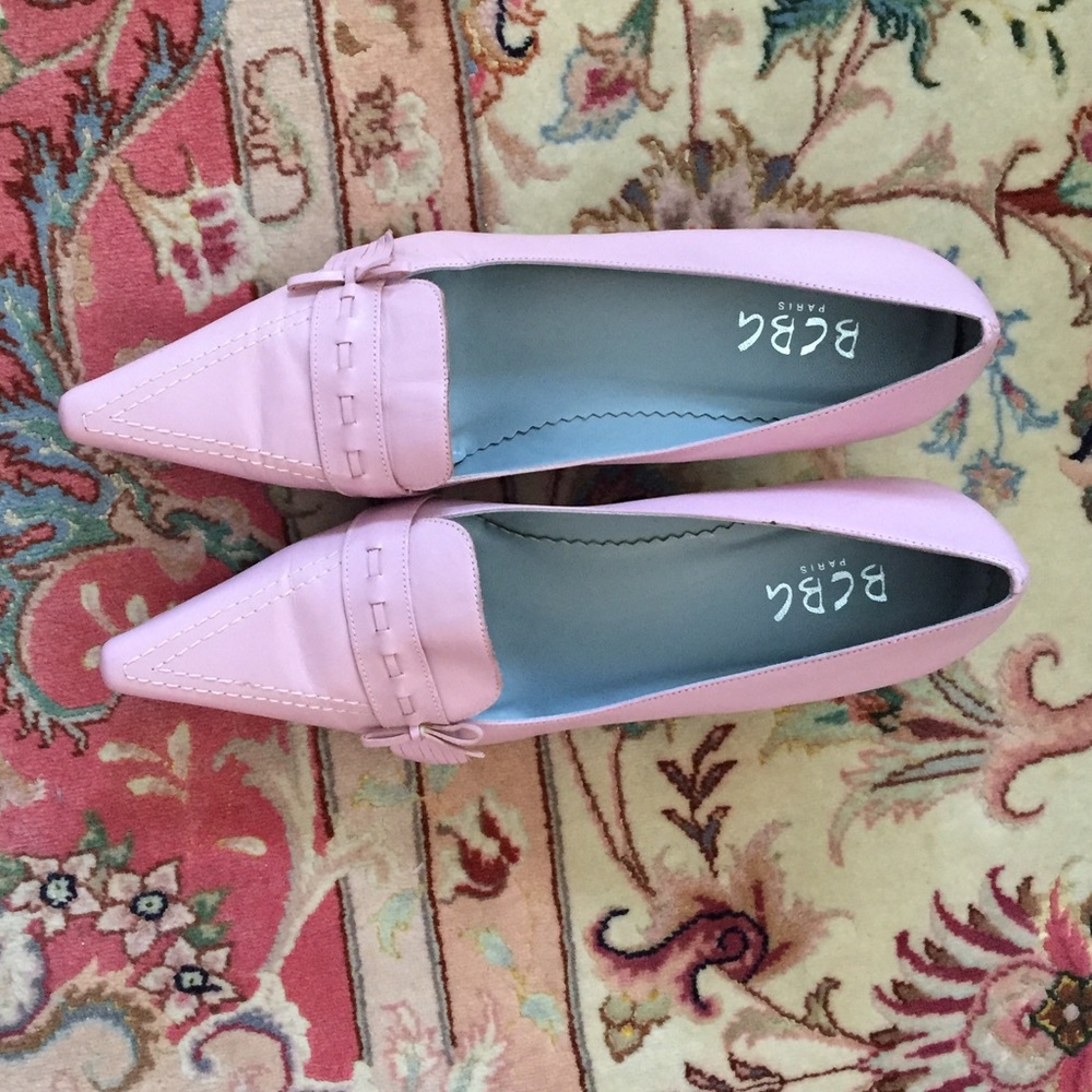 BCBG - Pink Pointy Kitten Heel Pumps