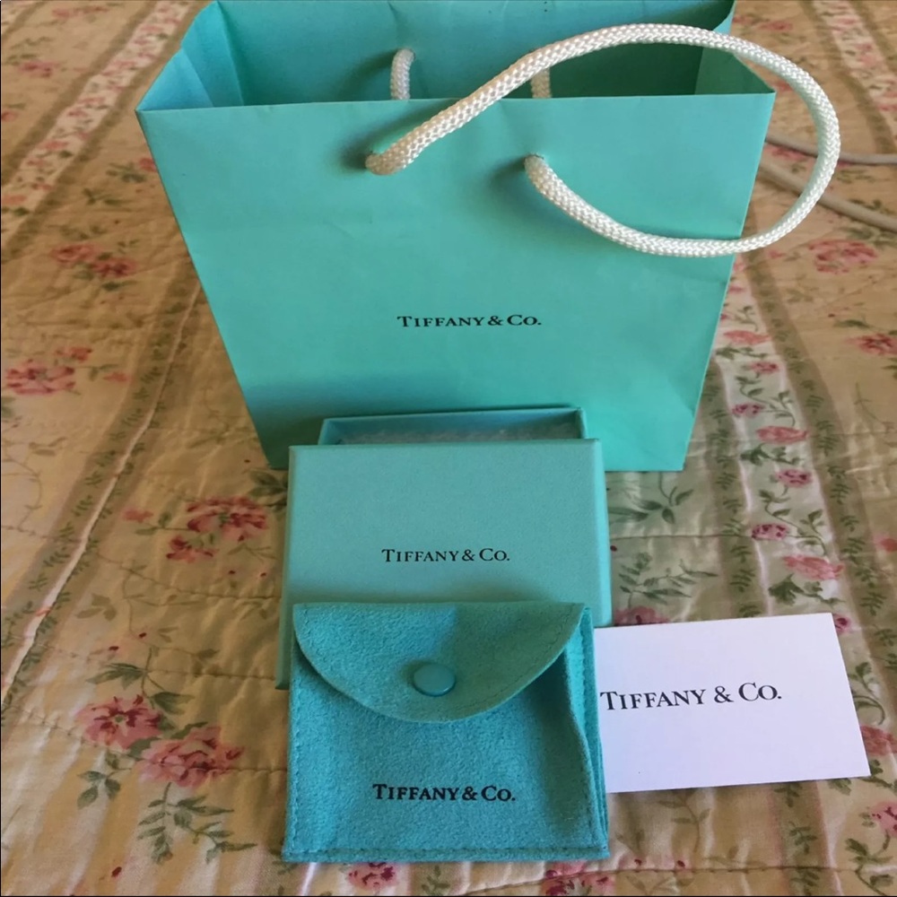 Tiffany & Co. leather pouch, bag, box