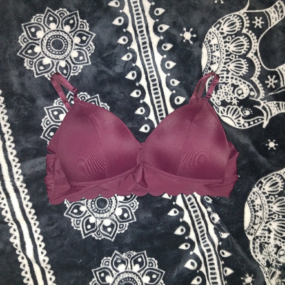 Maroon Trillium Bralette