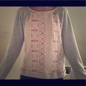 Long Sleeve Lace Front Shirt