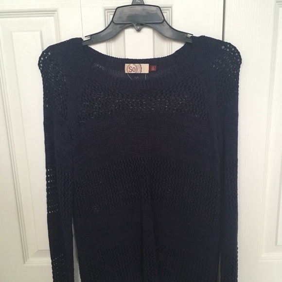 Navy Blue Sweater - Picture 2 of 4