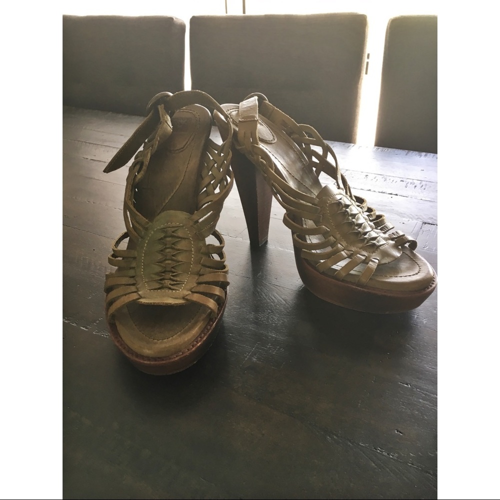 FRYE - Strappy Leather Heels