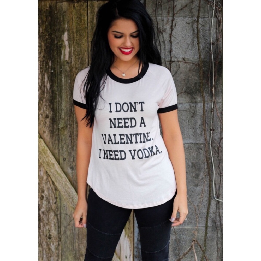🆕 Funny Valentine’s Day Ringer Tee