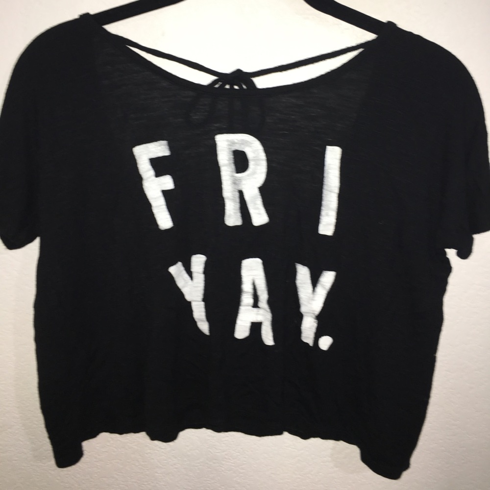 Aeropostale crop top with a tie on the back