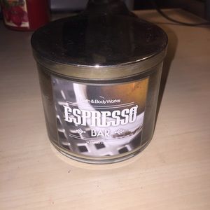 Espresso Bar three wick Bath & Body Works candle
