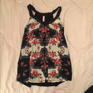 Floral tank top