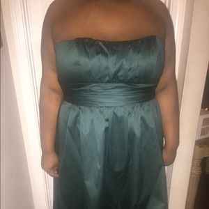 Green Sleeveless Short Dress