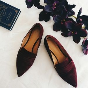 Burgundy Suede Loafer