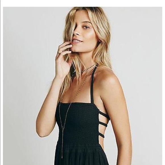 Bohemian Halter Backless Extratropical Maxi Dress - Picture 5 of 8