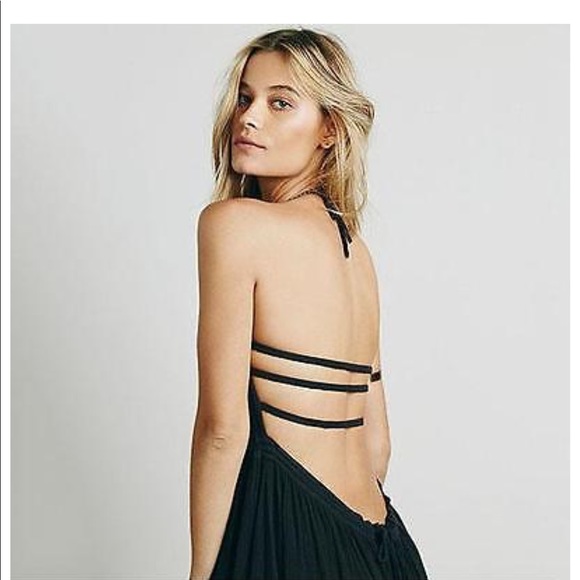 Bohemian Halter Backless Extratropical Maxi Dress - Picture 4 of 8