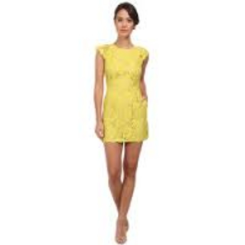 New XS Lace Lime Dress with back out