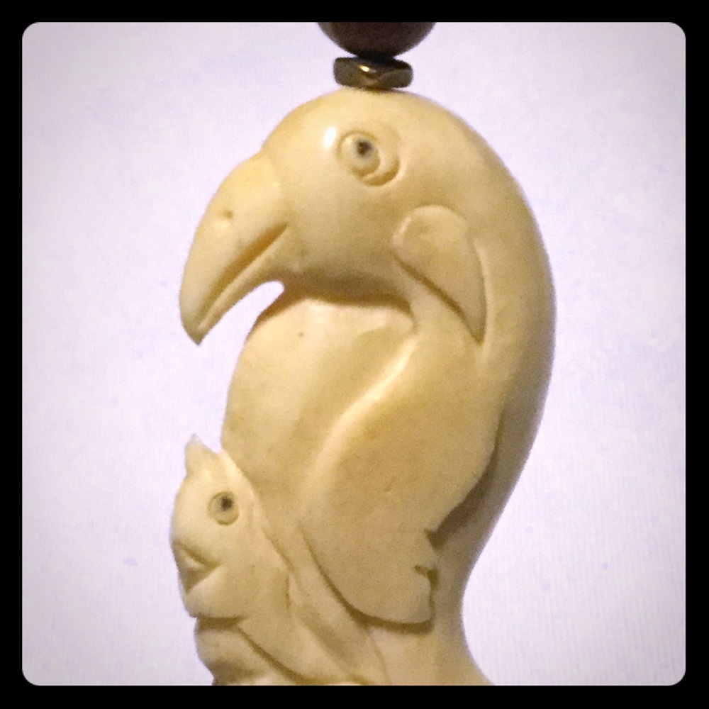 Antique Hat Pin (Penguin an it Baby)