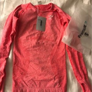 Gymshark seamless long sleeved top