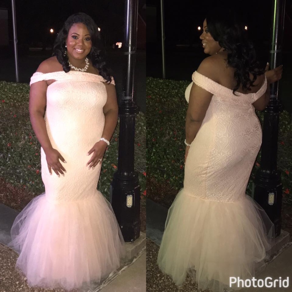 Custom pink dress