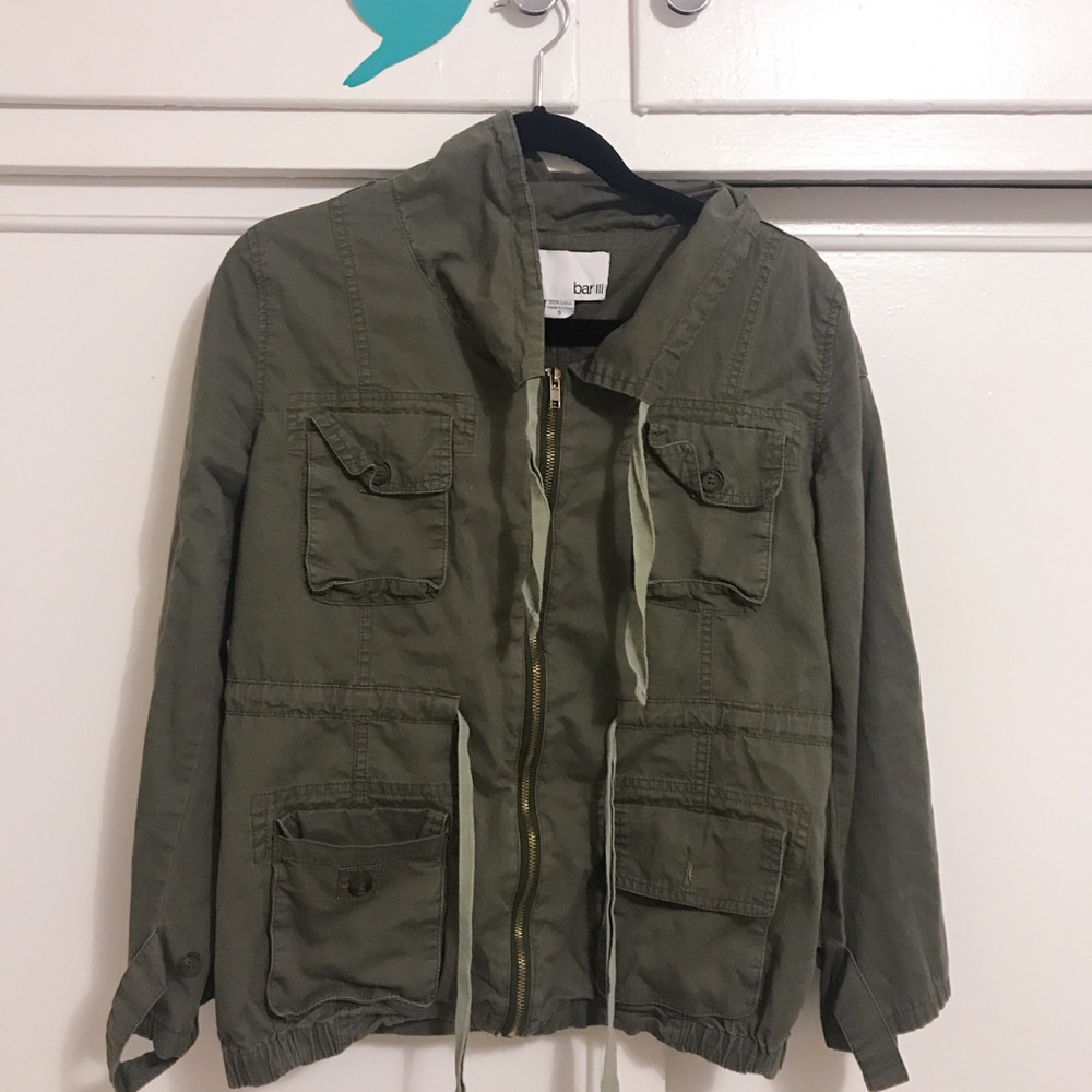 barIII olive green jacket