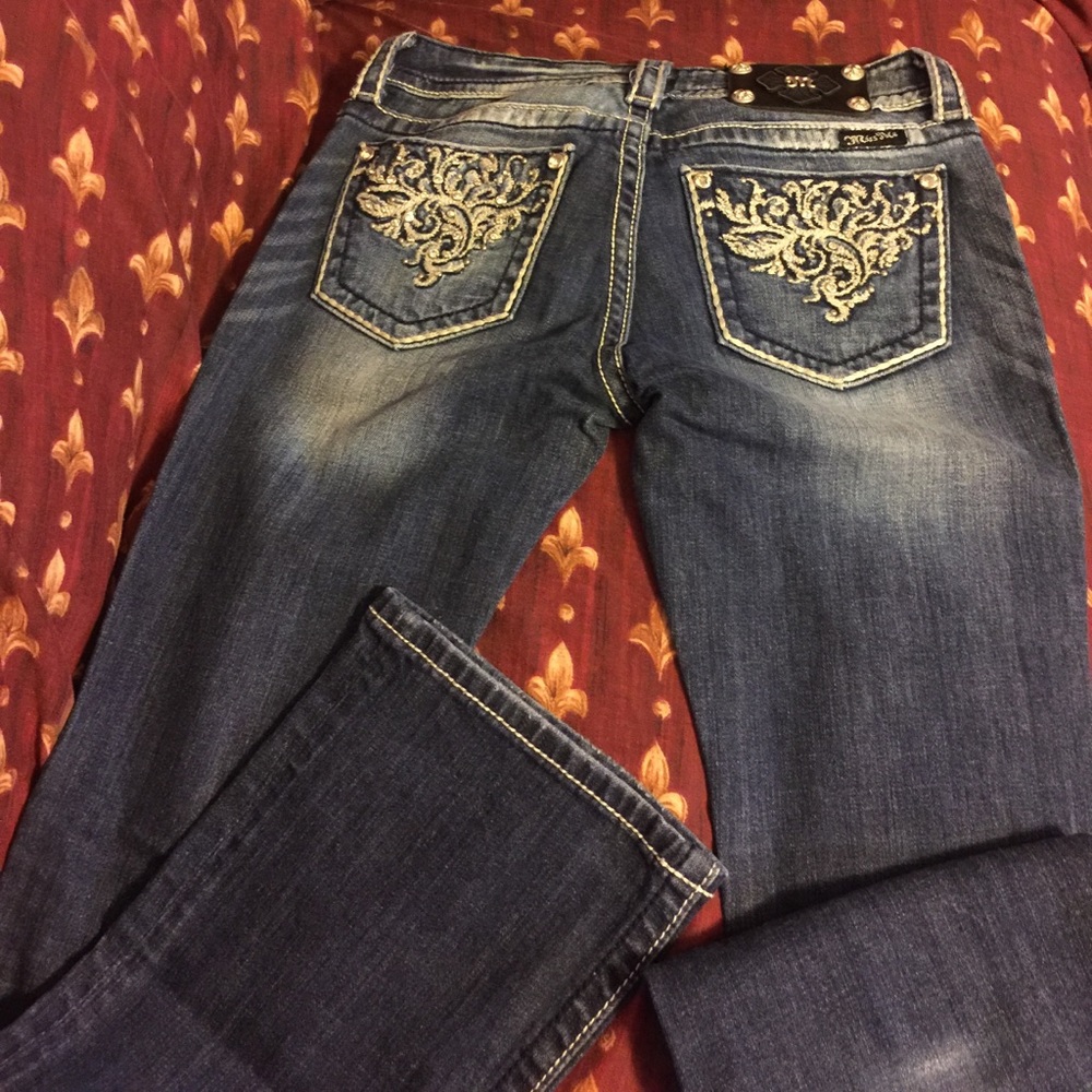 Boot cut Miss Me Jeans.