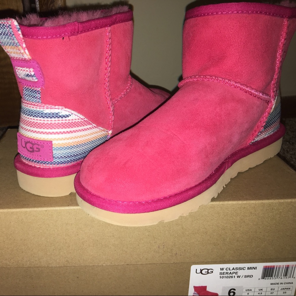 Pink Classic Mini Ugg Boots
