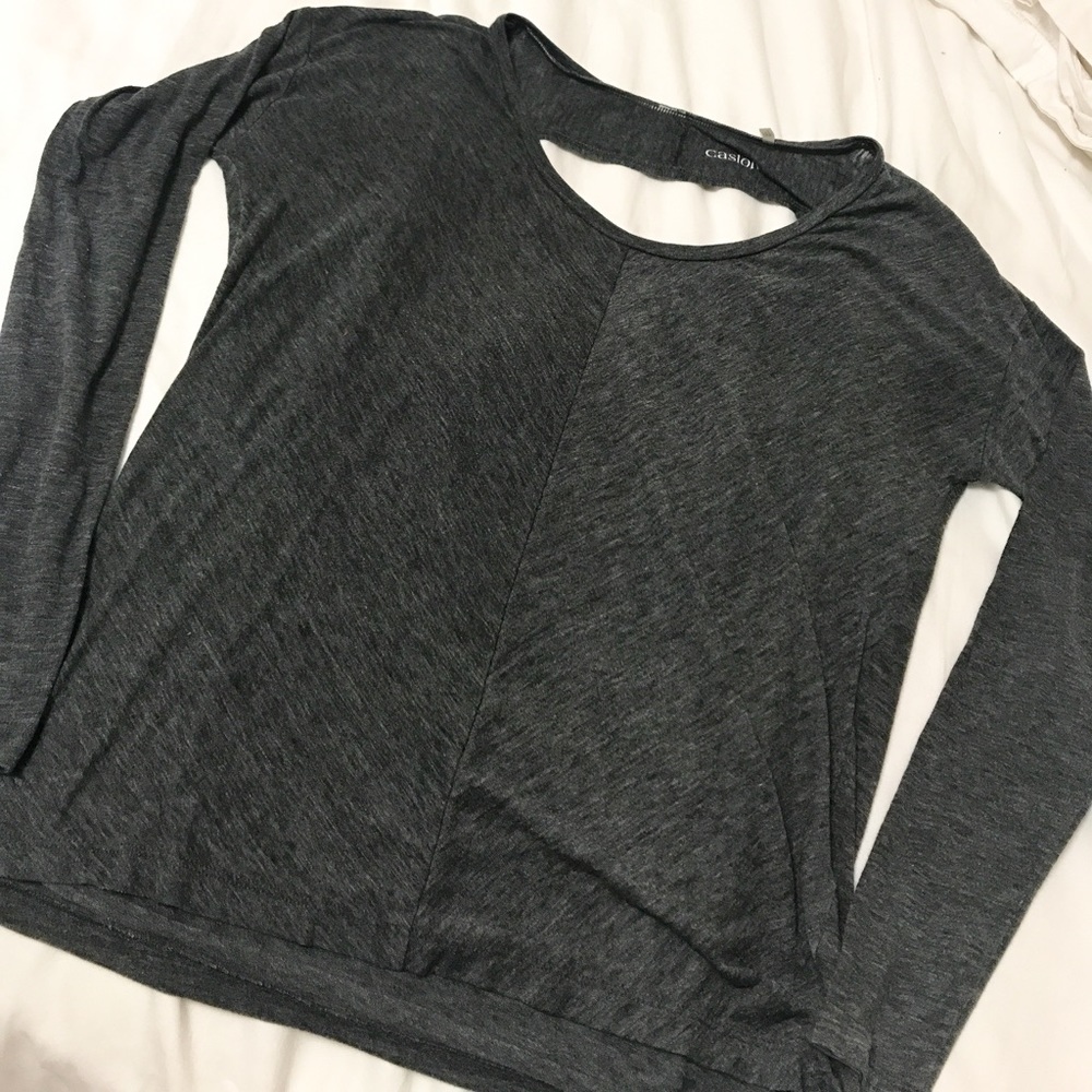 Caslon gray long sleeve