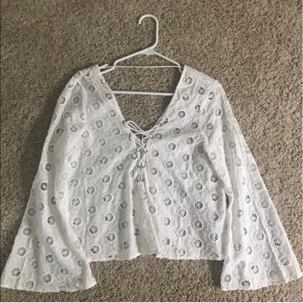 Lucy Paris Eyelet top