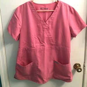 Pink greys Anatomy scrub top xl