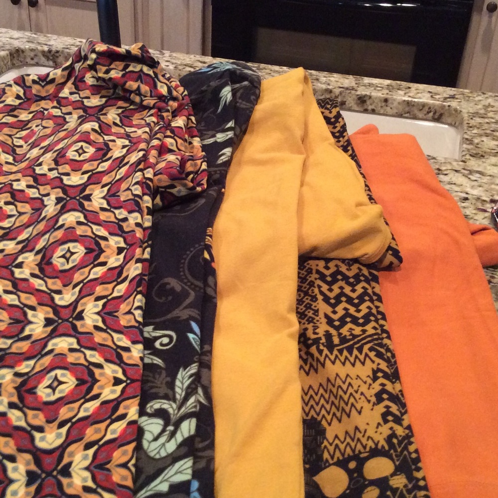 Lularoe  leggings all OS tags reflect like new