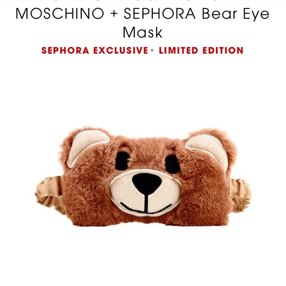 Moschino x sephora teddy bear sleep mask - Picture 3 of 4