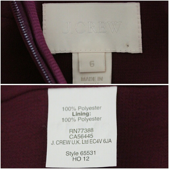 J. Crew Purple Frock Dress - Picture 4 of 5